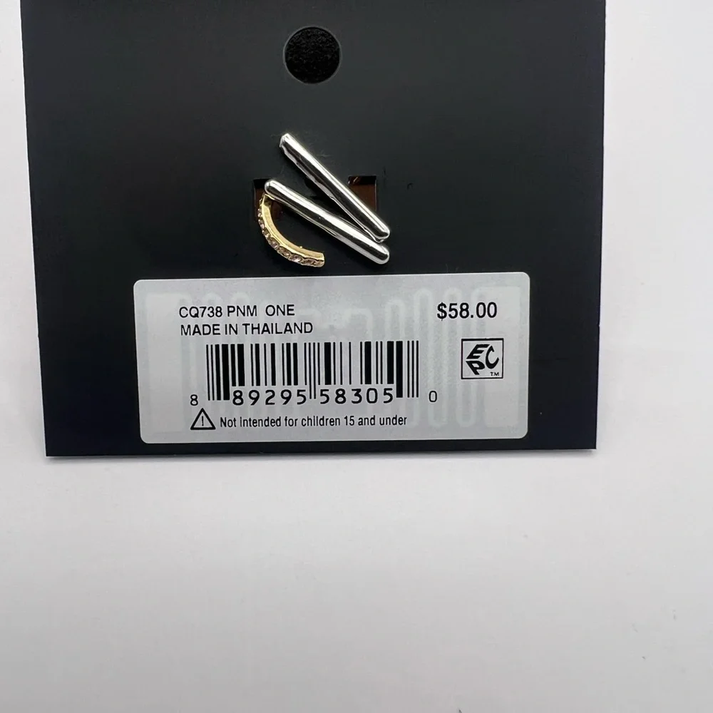 NWT Coach Pave Butterfly Ear Cuff - Picture 5 of 16